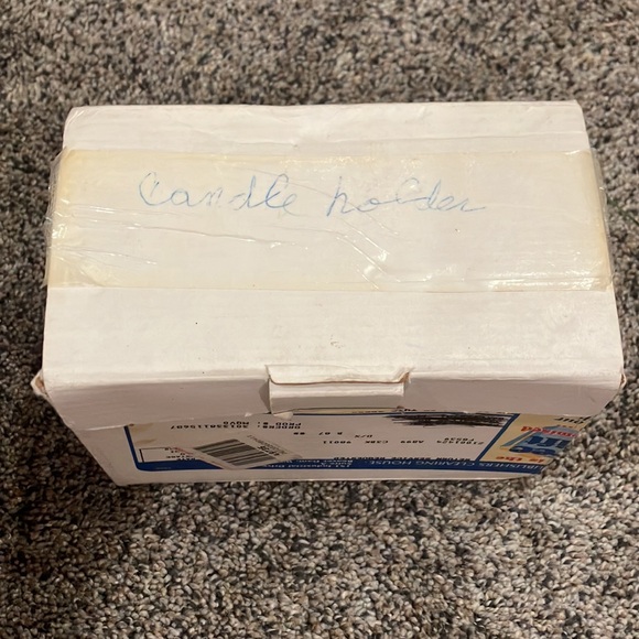 Two Michael C. Fina Fifth Avenue Hexagonal 24% Lead Crystal Candle holders - Picture 9 of 10